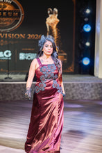 The Midnight Bloom Gown