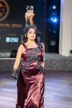 The Midnight Bloom Gown