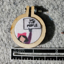 Women's Rights Embroidered Pendants.